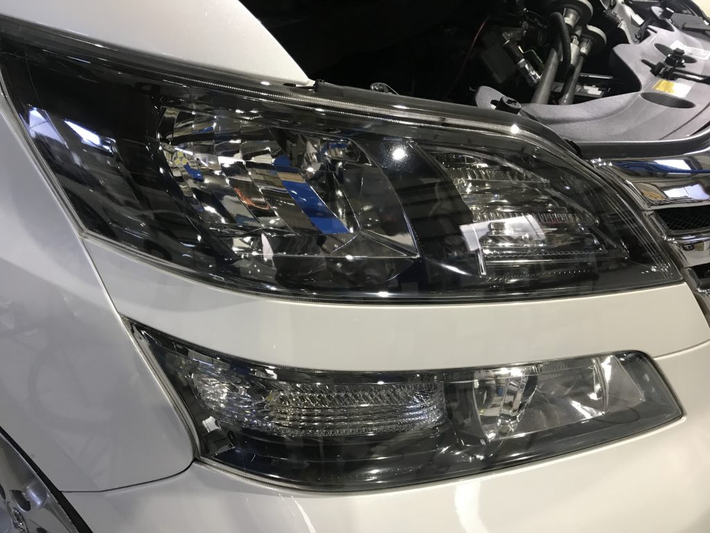 トヨタ　ヴェルファイア　ドリームコート施工後
ヘッドライトコーティング
AVARTH　岐阜　岐南町
