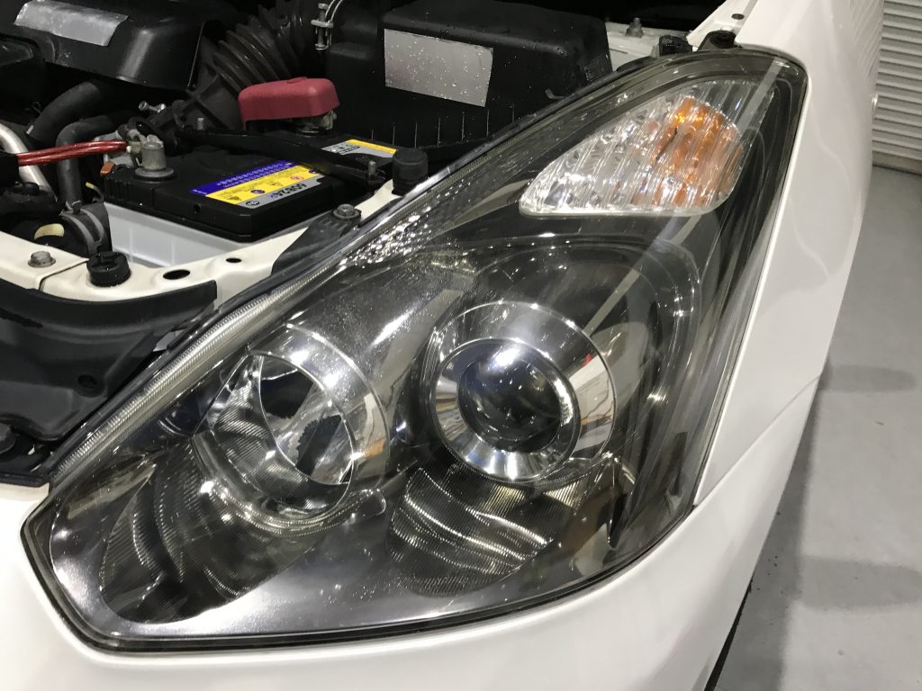 AVARTH　ｱｳﾞｧﾙﾄ　ドリームコート施工後のヘッドライト　トヨタ　