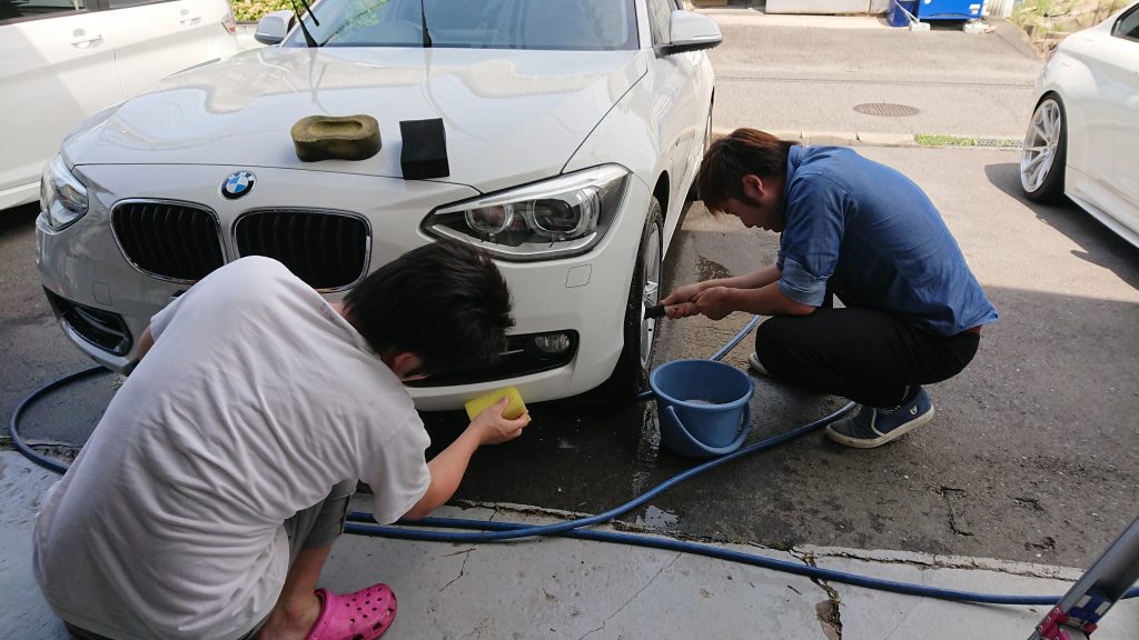 ＢＭＷ　１シリーズ　Ｆ２０　洗車　コーティング洗車