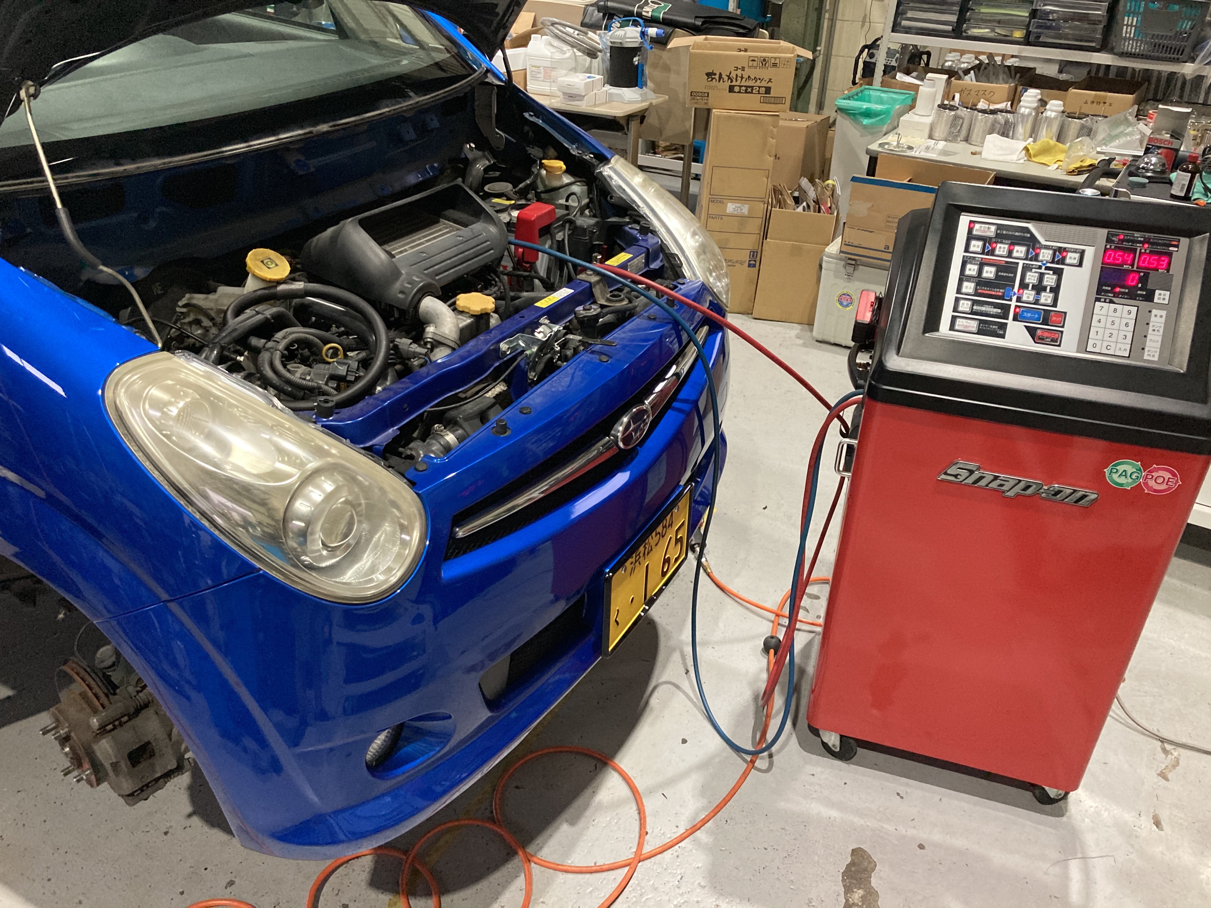 スバル R2 エアコンクリーニング エバポレーター洗浄 除菌 消臭 抗菌 Ps134 光銀テック エアコン洗浄 岐阜 岐南町 各務原 一宮 名古屋 大垣 三重 アヴァルト