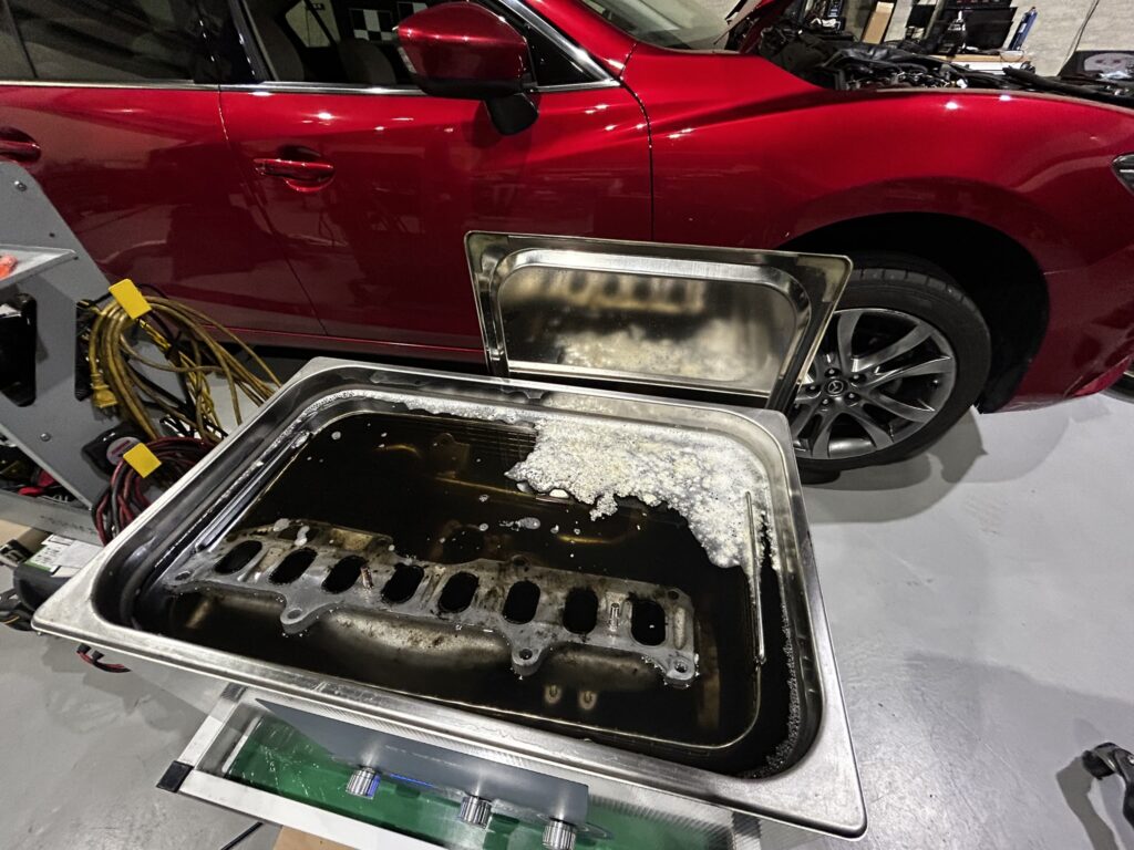 マツダ　アテンザ　ディーゼル　煤洗浄　インテーク　AVARTH　岐阜　瑞浪　岐南町　大垣　愛知　三重　長野　EGR流量異常　DPF　超音波洗浄