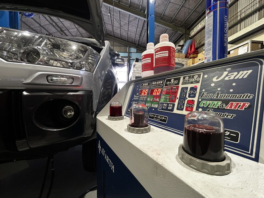 三菱 デリカ D5 トルコン太郎 ATF交換 オートマオイル交換 岐阜 岐南町 各務原 大垣 一宮 名古屋 美濃加茂
AVARTH ルブロス オイル交換 ツールプラネット nanowin 交換前